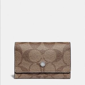 Coach Signature 5 Ring Key Case